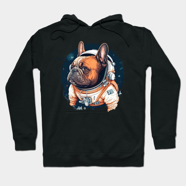 French Bulldog Astronaut Hoodie by JayD World